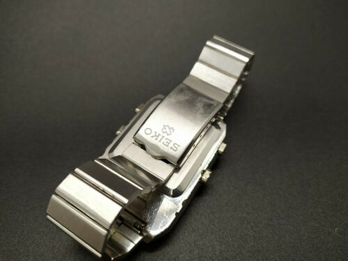 Vintage 1980's Seiko C515-5000 Calculator Memory Men's Quartz