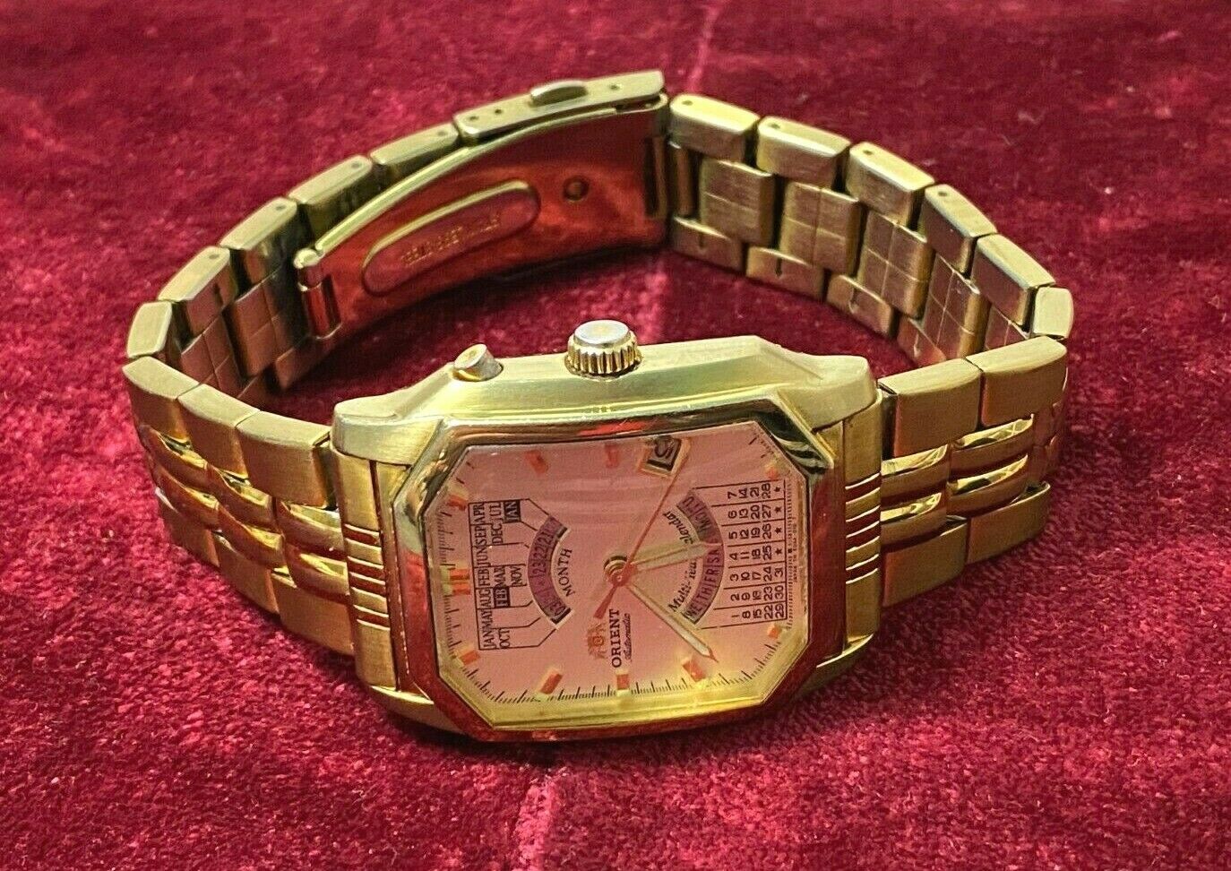 ORIENT automatic Multi-Year calendar Japan EUAA-AO + gold