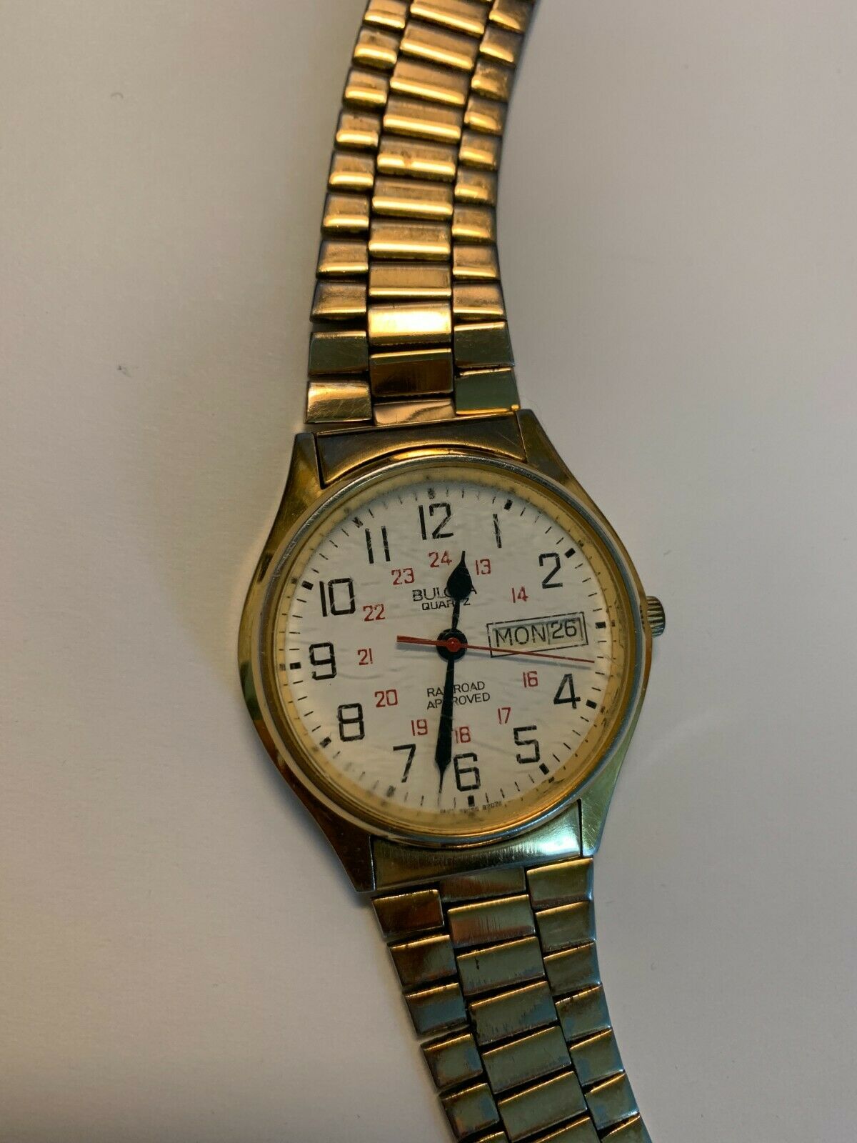 Bulova railroad hot sale approved quartz