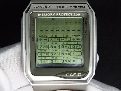 Rare CASIO Vintage Digital Watch TOUCH SCREEN CALCULATOR 1491 VDB