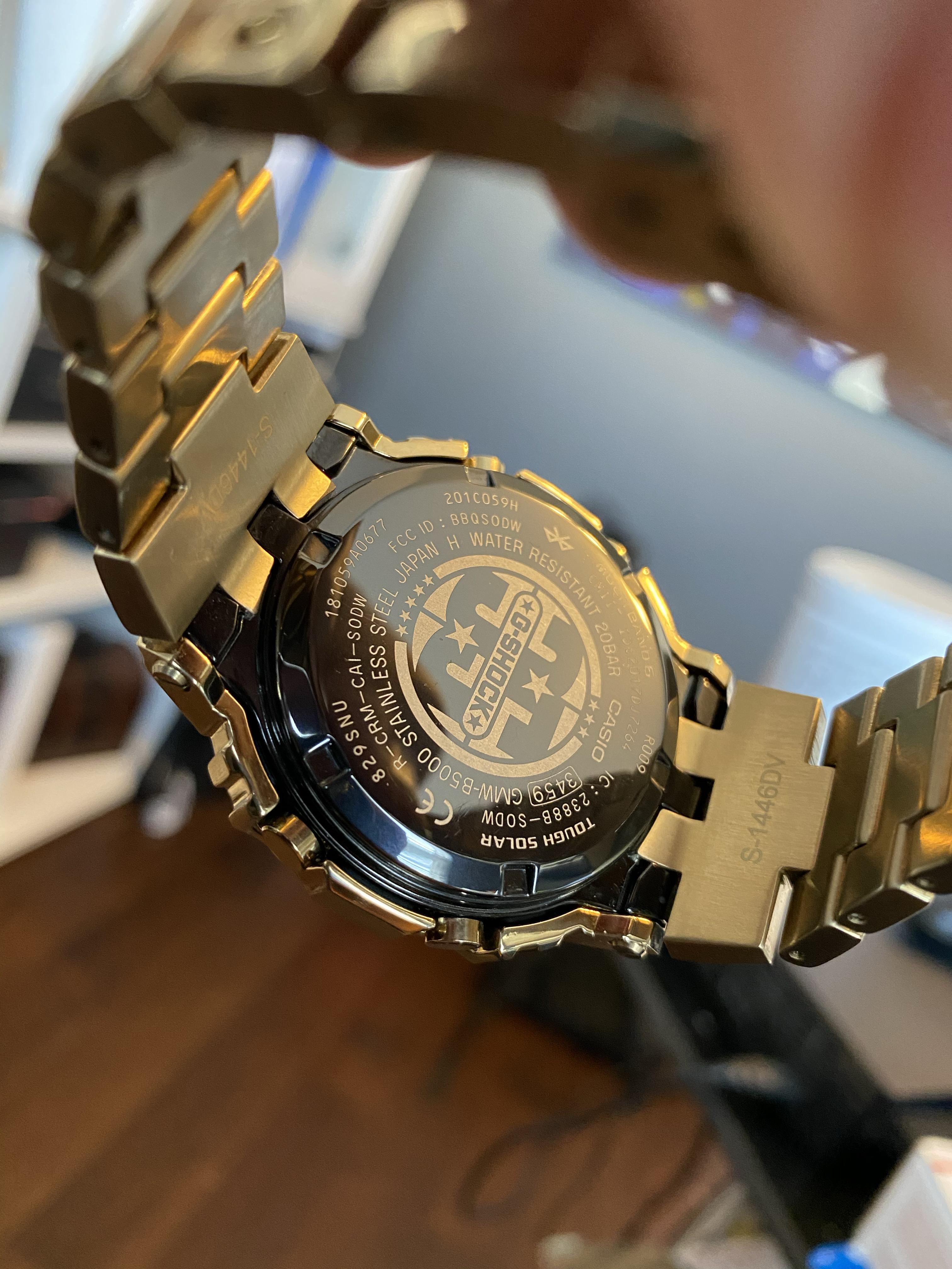 Casio G-Shock GMW-B5000TFG-9 35th Anniversary Full Metal Gold