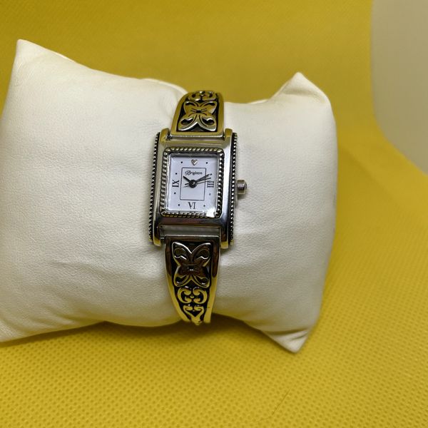 Brighton HAMILTON Japan Collection Ladies Butterfly Watch Works Silver ...