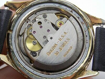 Rare Clean Vintage 1967 Bulova 30 jewel self winding automatic