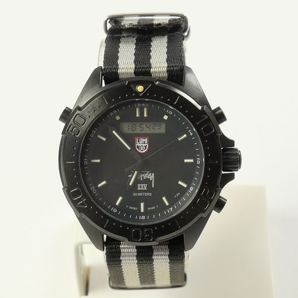 STUSSY Stussy × LUMINOX Luminox XXV 25th Anniversary Model Watch Black ...