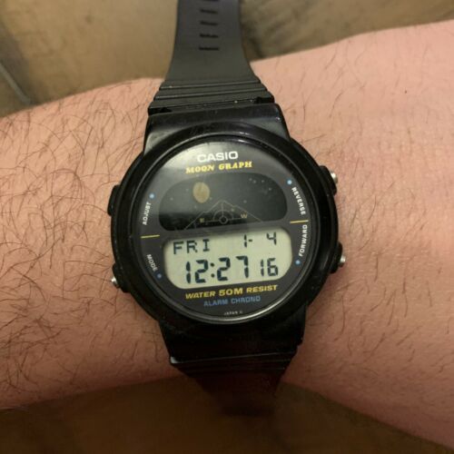 RARE VINTAGE CASIO MOON GRAPH WATCH GMW-15 MADE IN JAPAN | WatchCharts