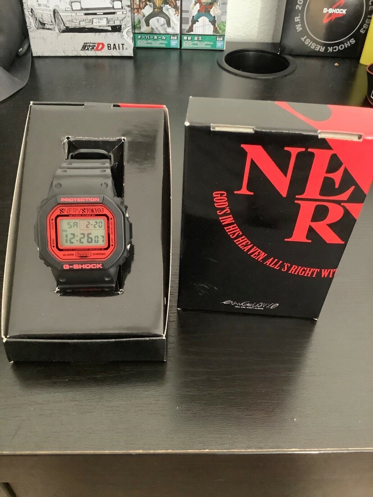 CASIO G-SHOCK x Evangelion DW-5600 NERV model EVA watch Limited