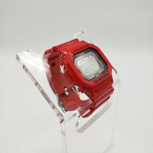 Casio G-SHOCK GLX-5600-4 GLX5600 Red (3151) G-LIDE Tide & Moon
