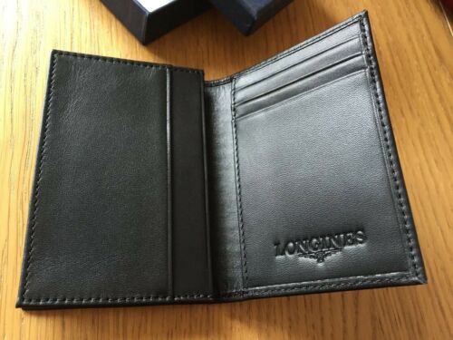 Longines Black Leather Wallet In Box. WatchCharts Marketplace