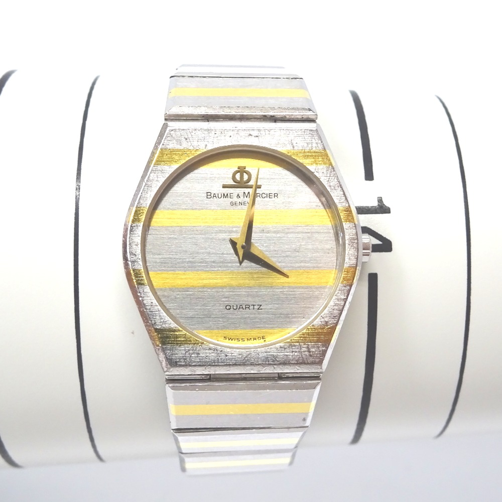 Baume & Mercier Watch 5208.038 Silver x Gold Dial [Pawn Shop Baume & Mercier Watch 5208.038 Silver x Gold Dial [Pawn Shop