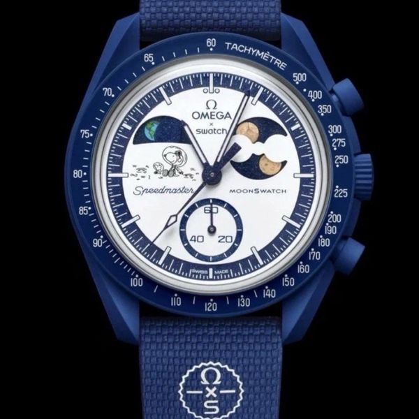 Swatch X Omega Snoopy Moonswatch Mission To Earthphase Moonshine Gold swatch-x-omega-snoopy-moonswatch-mission-to-earthphase-moonshine-gold