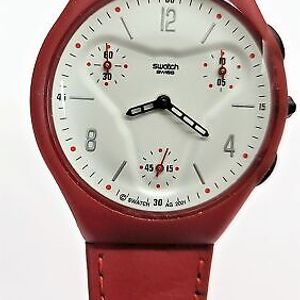SWATCH SKIN CHRONO 2002 - SUYR100 - Red Illusion - New SWATCH SKIN CHRONO 2002 - SUYR100 - Red Illusion - New