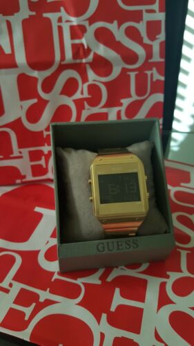 Guess digital watch outlet gold