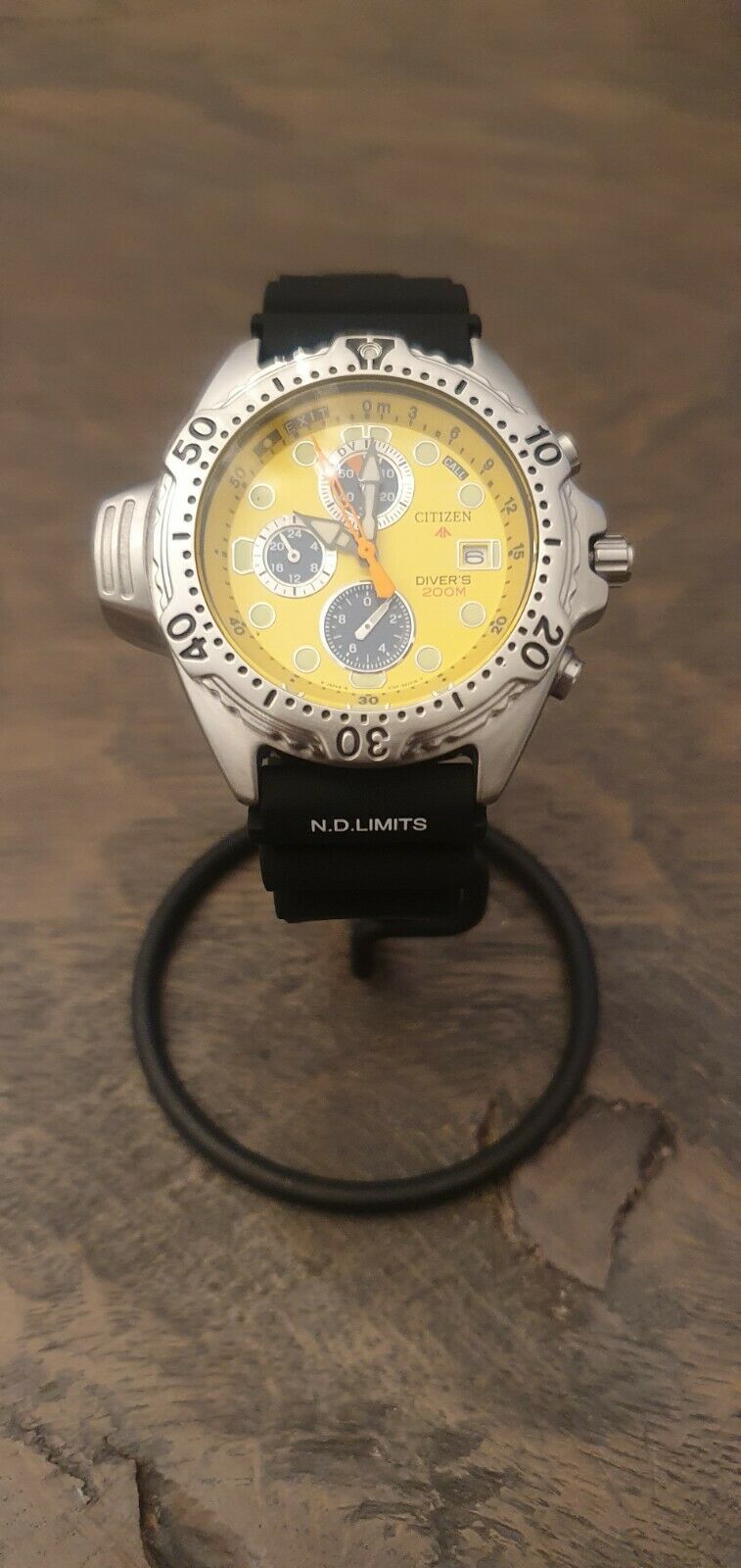 Citizen Promaster Aqualand 3740-E70006 AY5000-13Y Yellow face