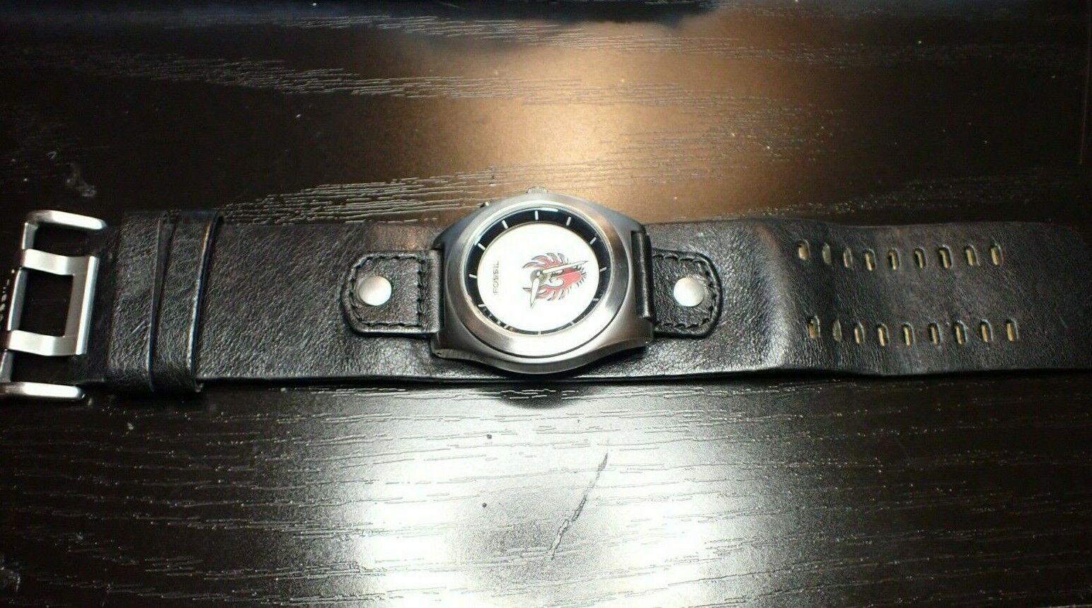Fossil JR-8529 Big Tic Firebird Phoenix Mens Watch Black