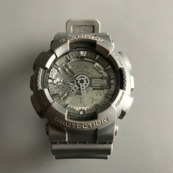 Casio GShock GA110BC 5146 20BAR Silver Watch WatchCharts