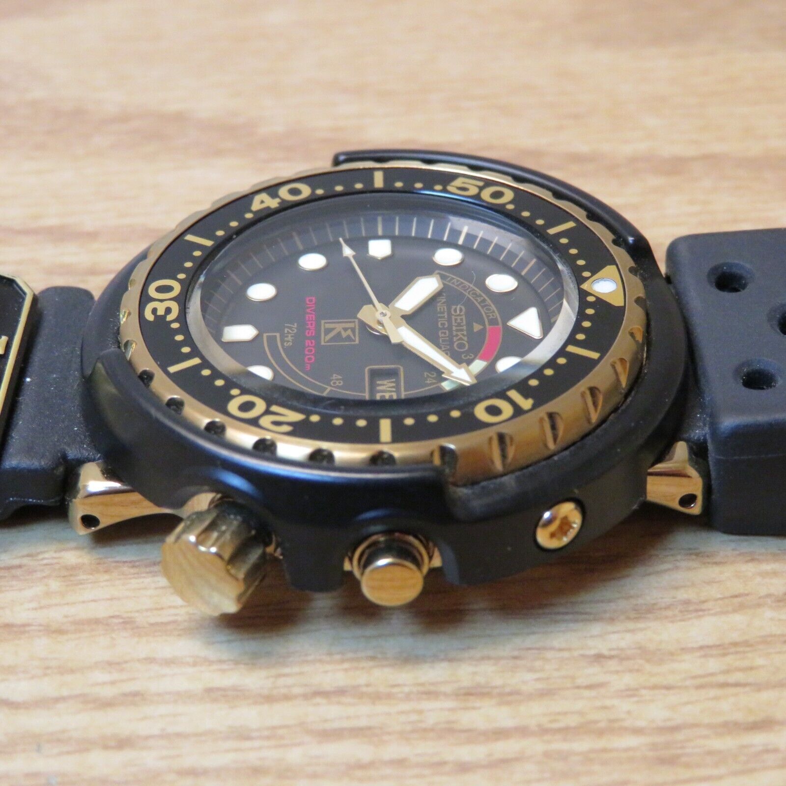 Seiko Golden Tuna Diver Watch 5M23 6A19 official sales rep SAMPLE