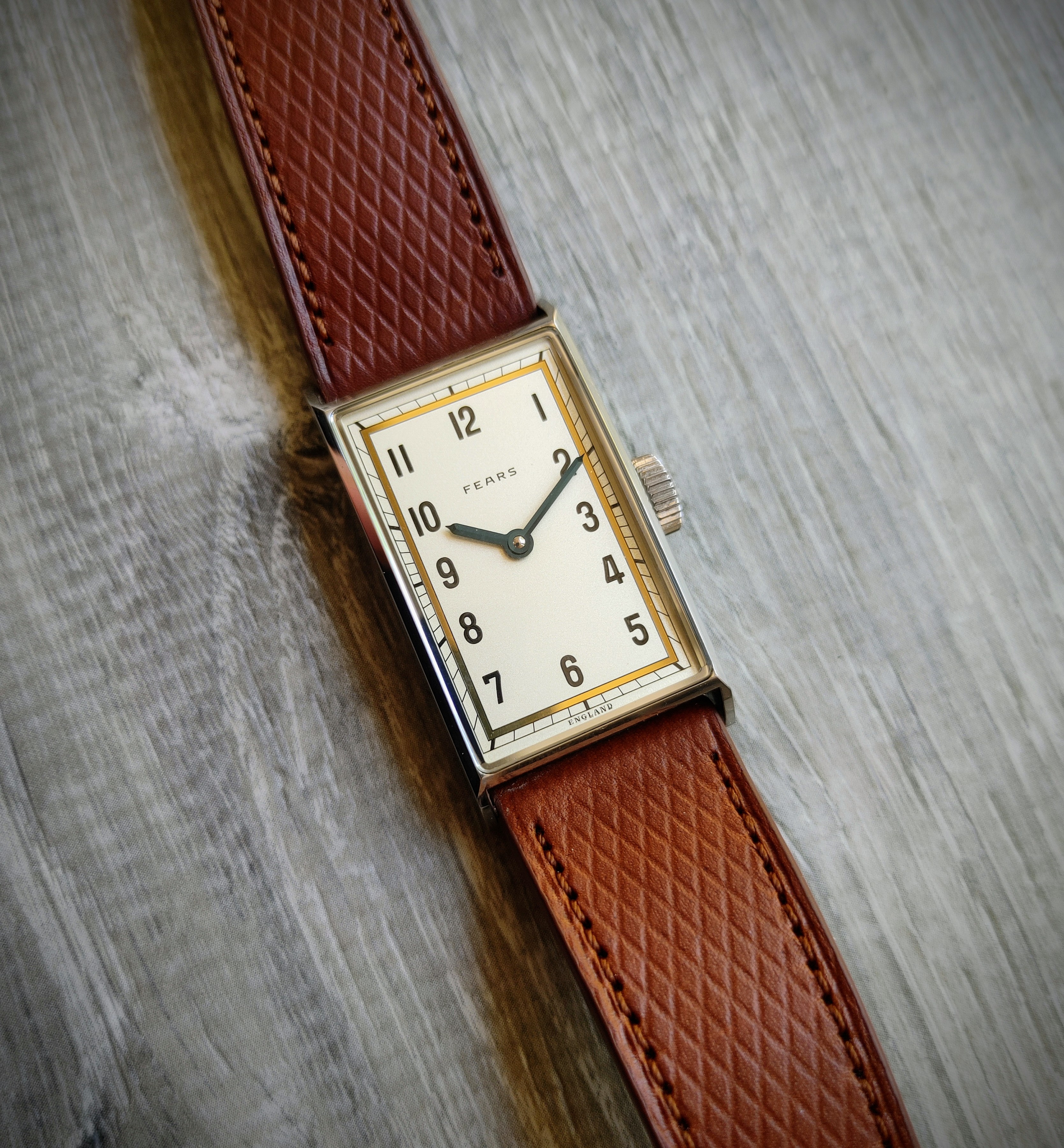 WTS Fears Archival 1930 Vintage Movement Art Deco Watch