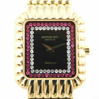 RAYMOND WEIL Nabucco 3753 18K GOLD ELECTROPLATED WOMEN'S VINTAGE