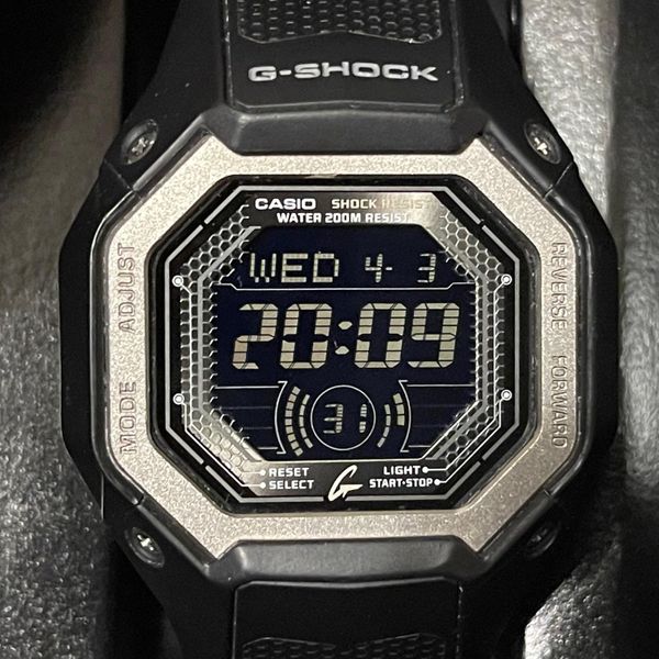 WTS] Casio G-Shock G-056B-8 Vintage Slim Polygon Black Negative