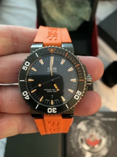 Oris Aquis Black Dial 7653 42 WatchCharts Marketplace