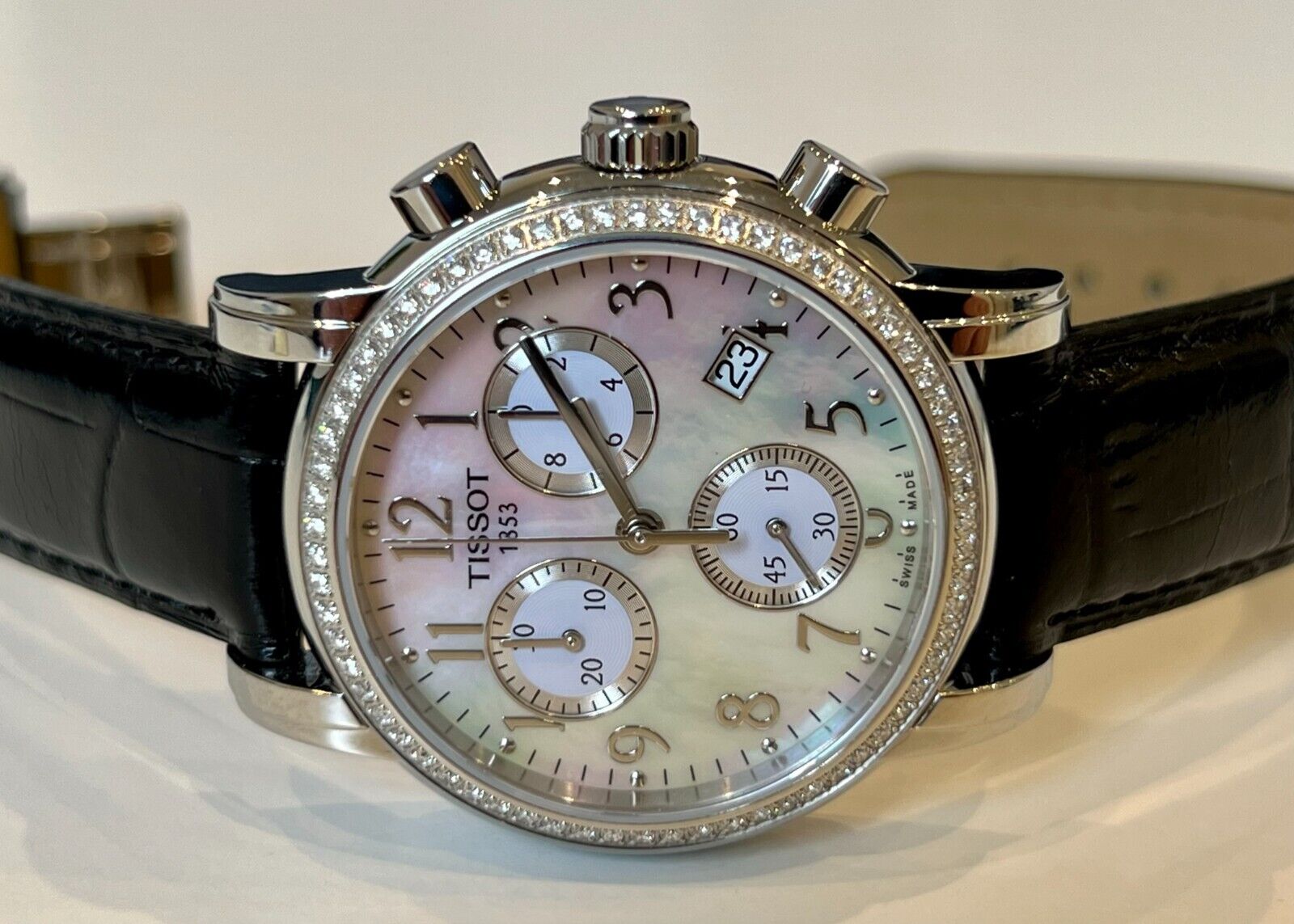 Tissot Dressport Diamond MOP Dial Ladies Watch T0502176711700  MSRP $2,050 TISSOT LADIES WATCH MOTHER OF PEARL DIAL MODEL# T050217A | eBay main image 2