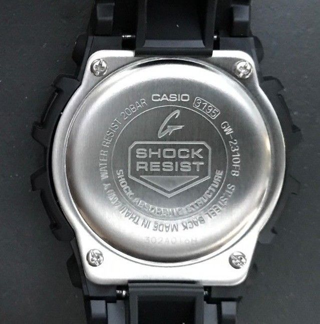 New w/out Tags CASIO G-Shock GW-2310FB-1CR (3195) Black Tough