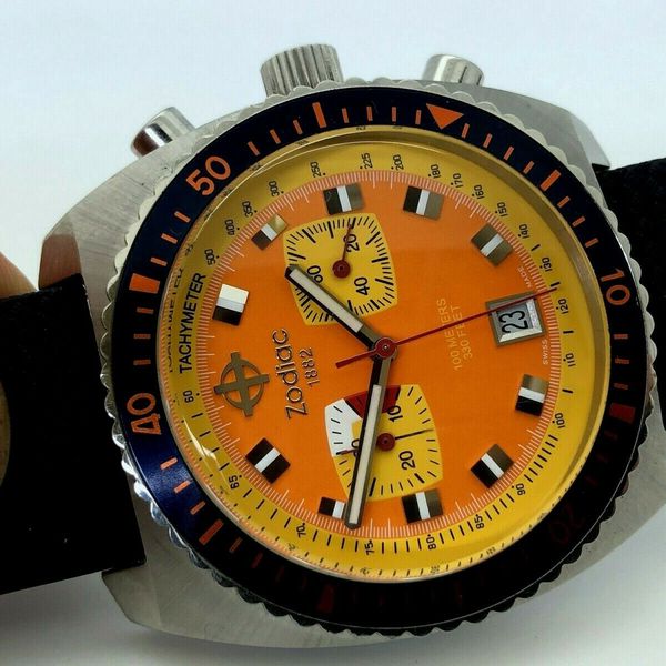 Zodiac 1882 クロノグラフ 腕時計 ZO2232 b606eb53-ff00-49fb-8317-
