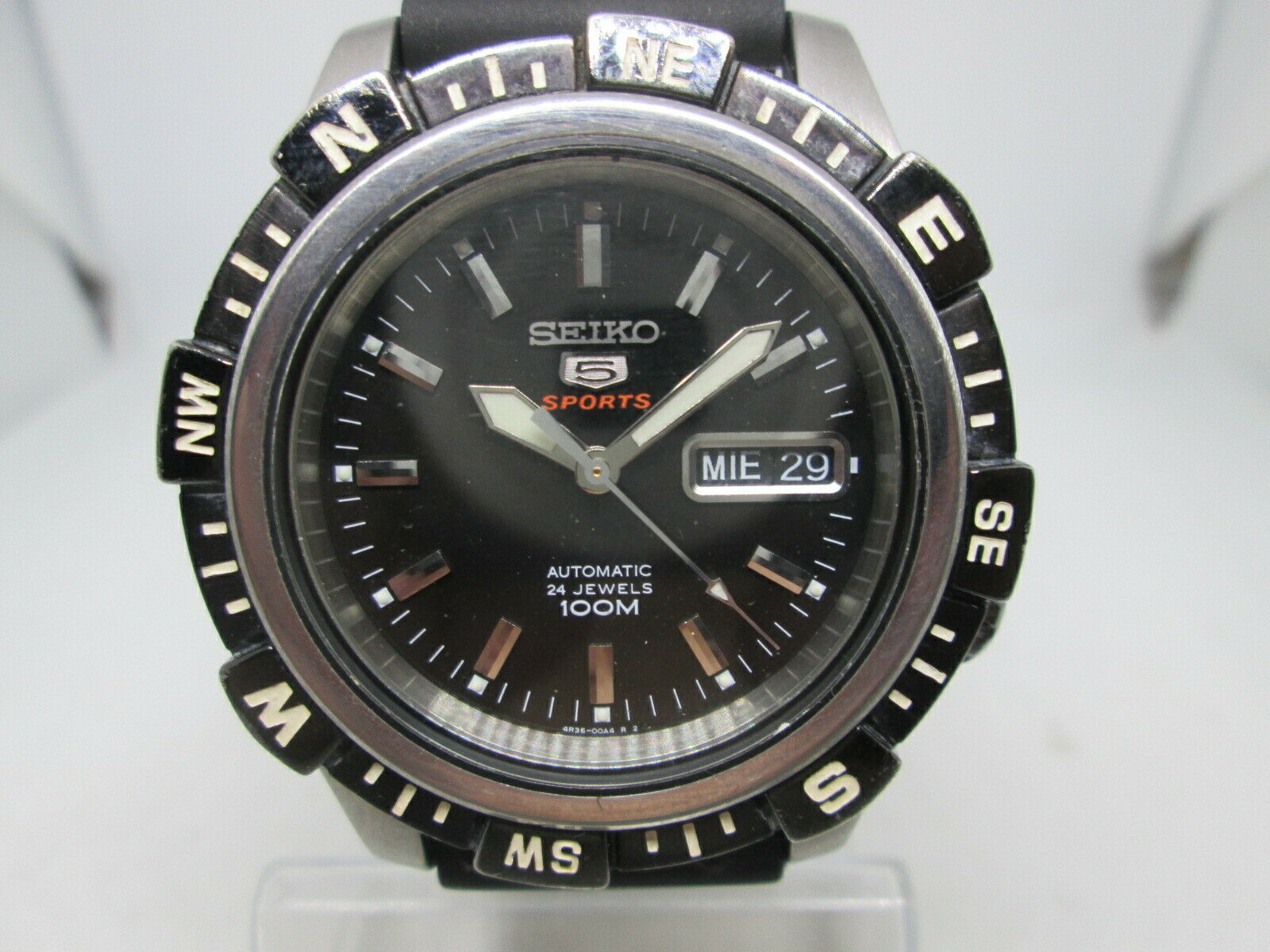SEIKO SPORTS 4R36-00C0(SRP139K1) STAINLESS STEEL AUTOMATIC