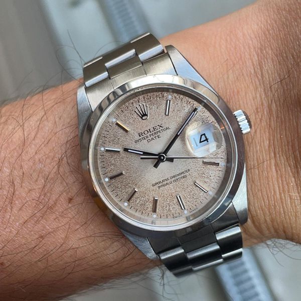 [WTS] Sharp Rolex Date with Stunning Patina Dial from 1999 | WatchCharts