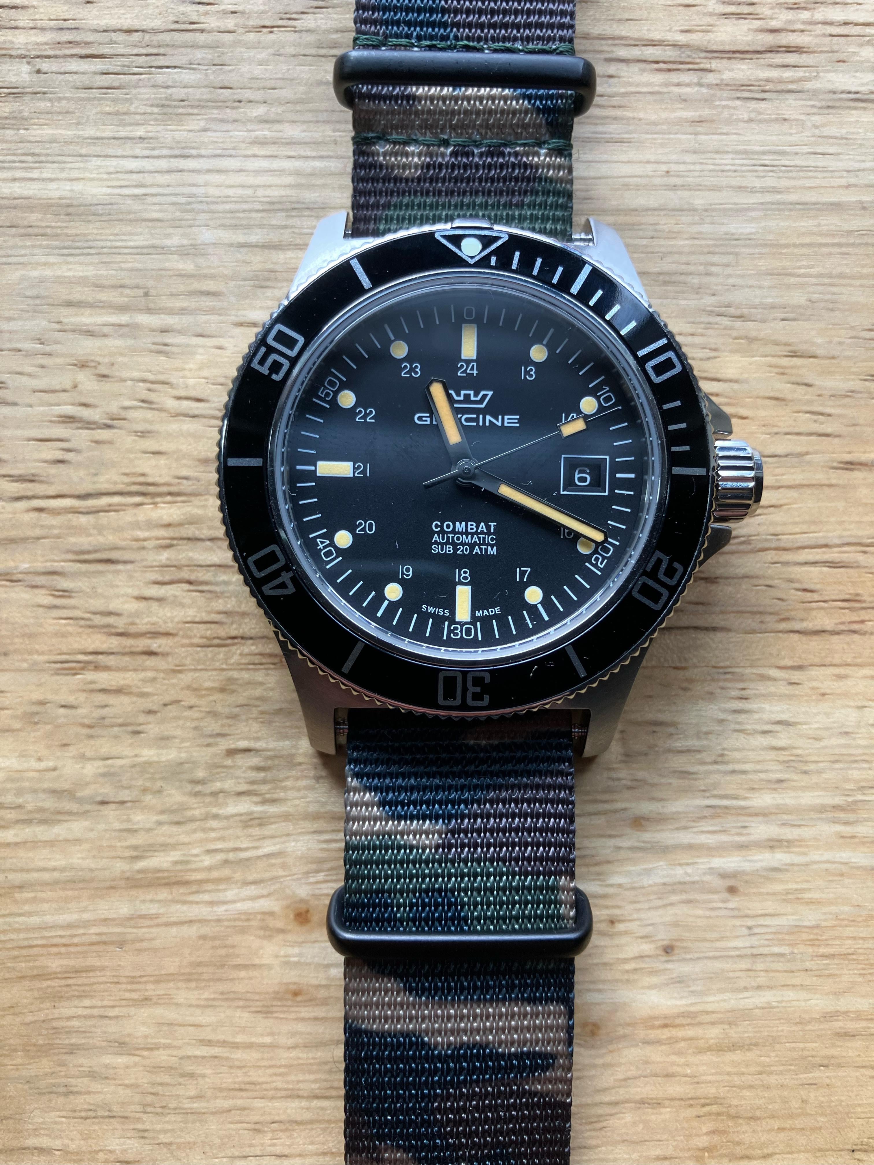 WTS Glycine Combat Sub 42mm Full Kit WatchCharts Marketplace