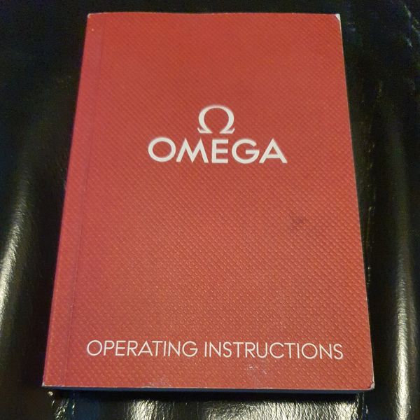 OMEGA watch operating instructions book | WatchCharts Marketplace