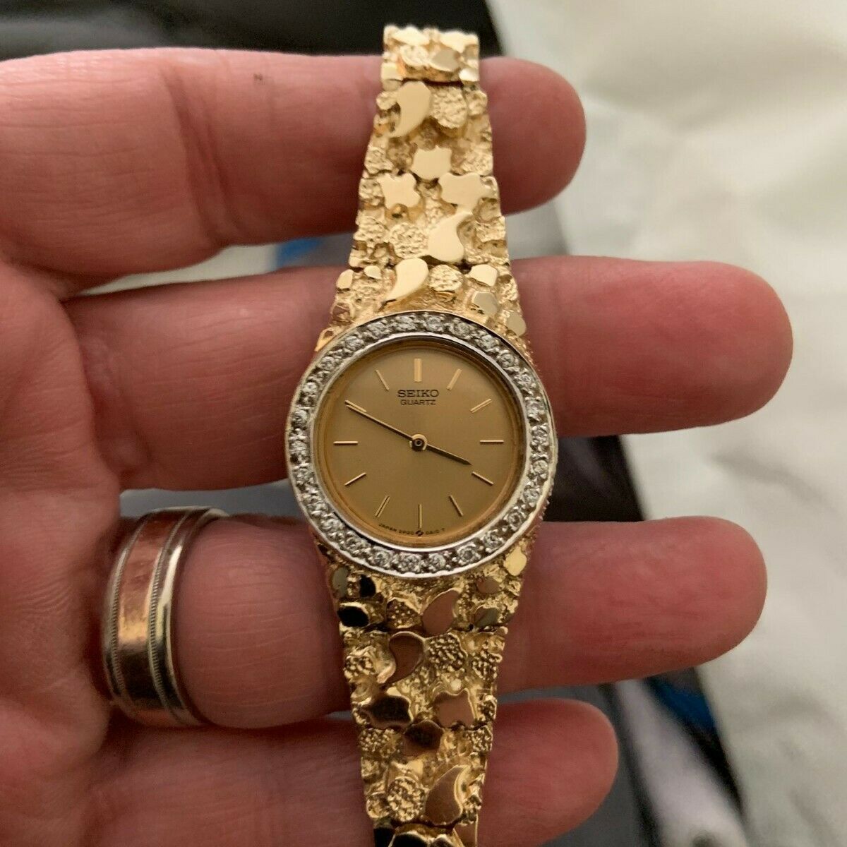 14k gold womens seiko watch best sale