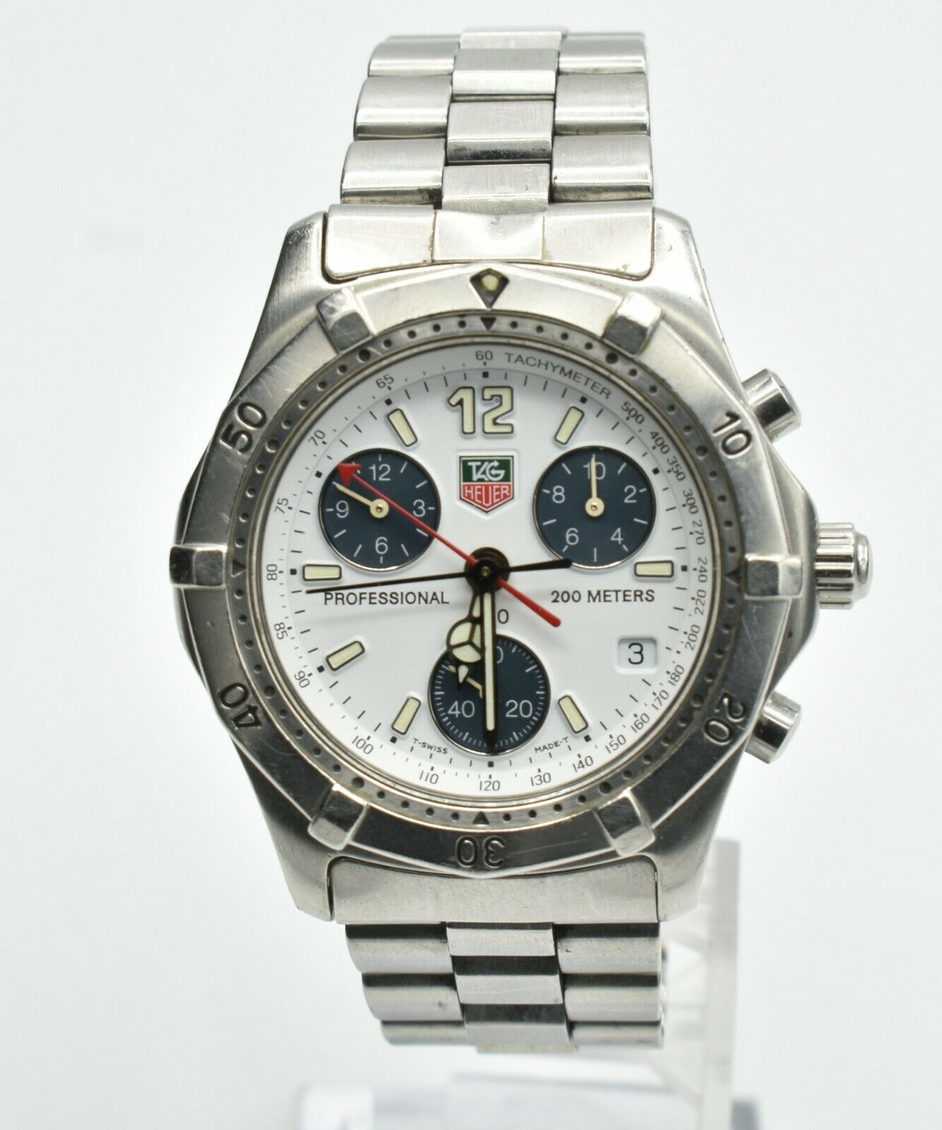 Tag Heuer Professional 2000 CK1111 Chronograph 1/10 200m Mens Watch w ...