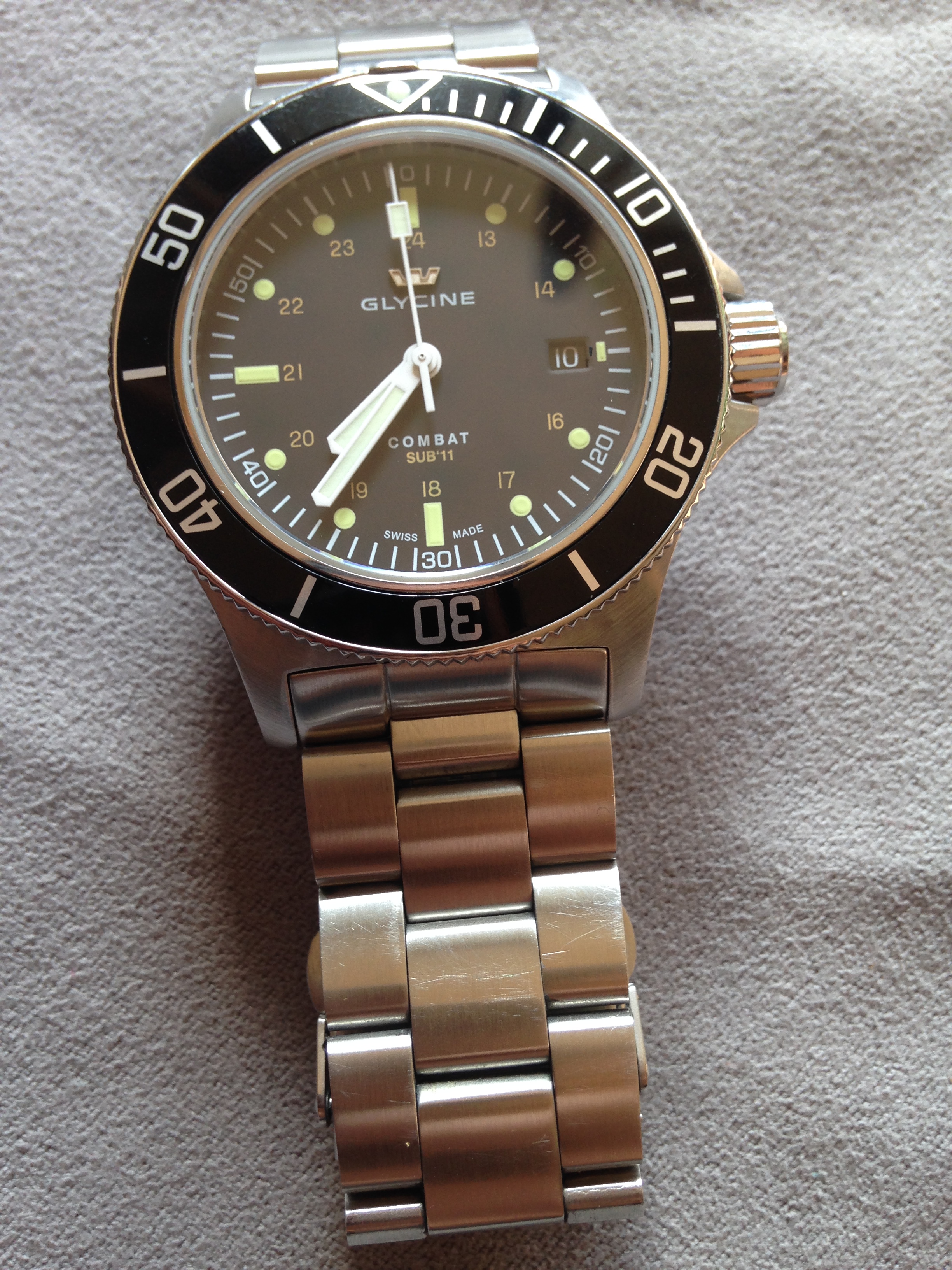 FS Glycine Combat Sub 11 Dive watch WatchCharts Marketplace