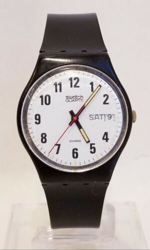 Vintage Swatch Classic GB706 1985 Quartz Day Date Men's Watch | WatchCharts  Marketplace