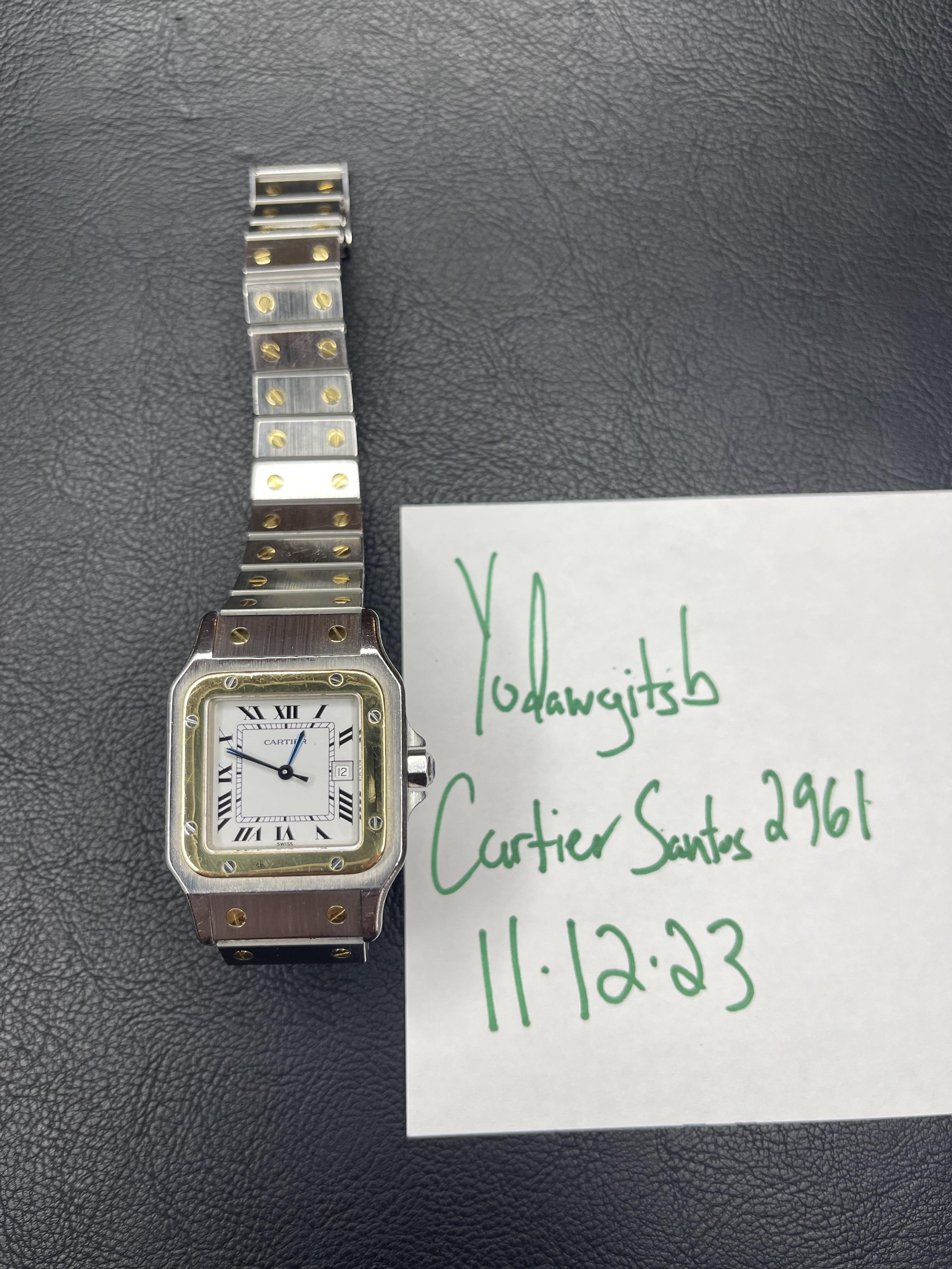 Cartier 2961 hot sale