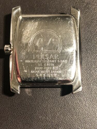 Pulsar (By Seiko) VX32-X322 Tank Watch Face Only | WatchCharts
