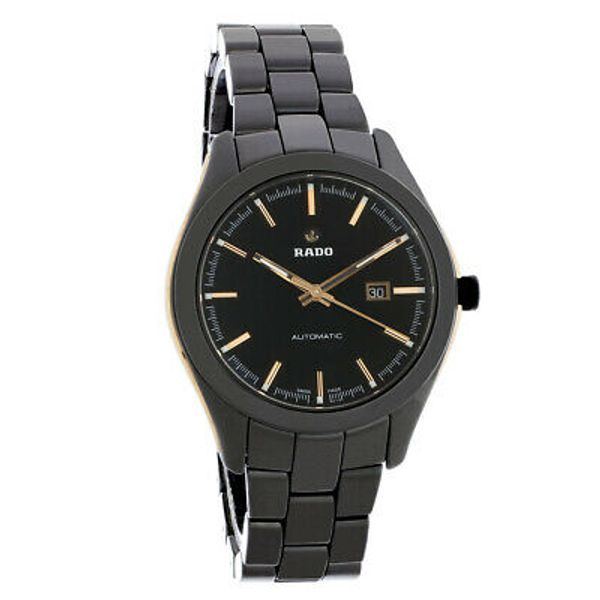 Rado Hyperchrome Ladies Black Ceramic Swiss Automatic Watch R32255152 ...