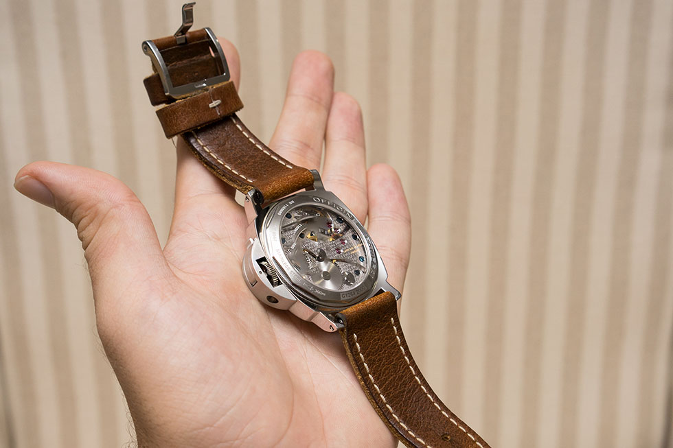 Panerai Luminor PAM 111 G Series with painted dial 4 straps