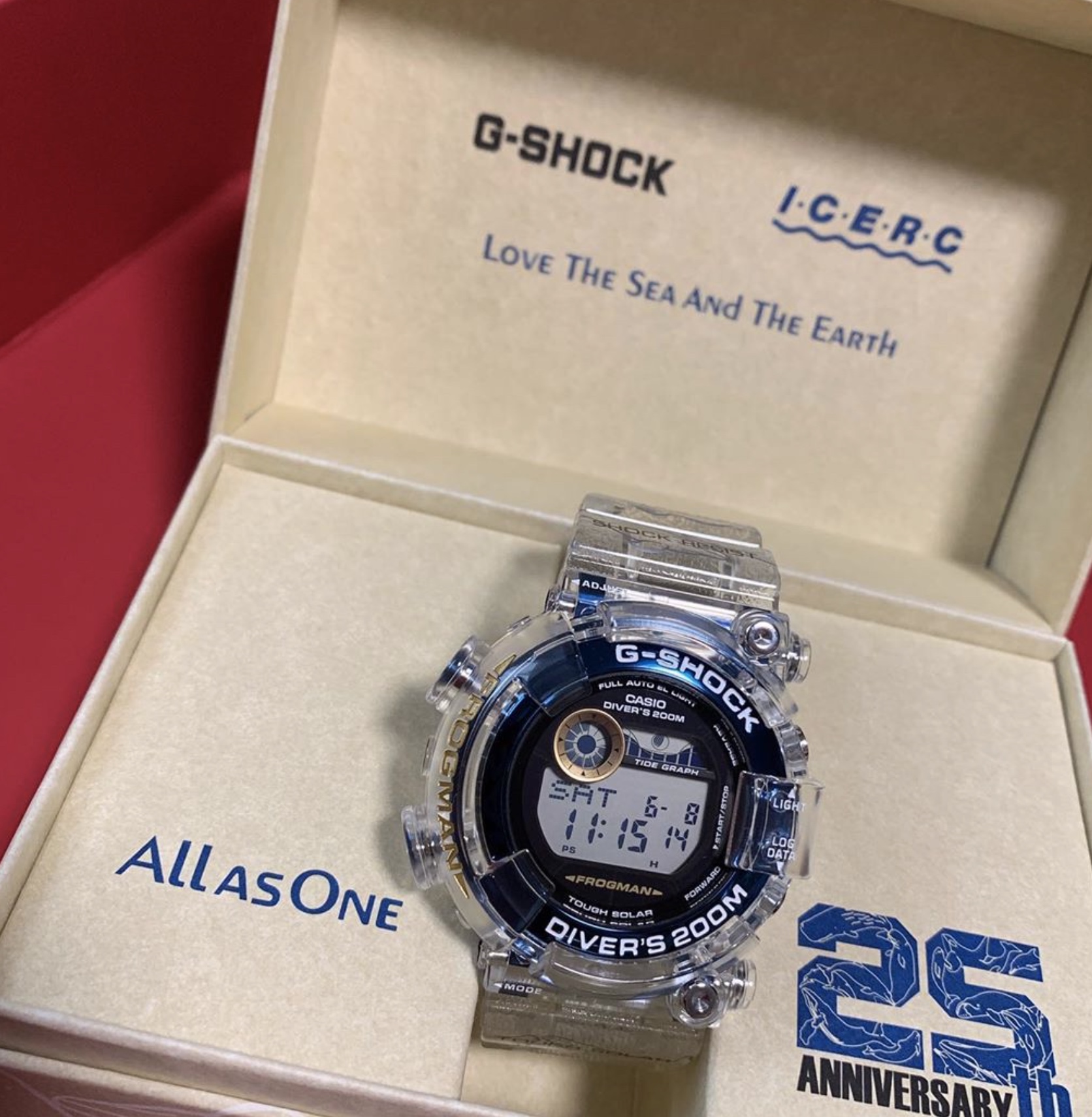 FS: Casio G-SHOCK GF-8251K-7JR FROGMAN Love the Sea and the Earth 25th  anniversary - NEW Never worn | WatchCharts