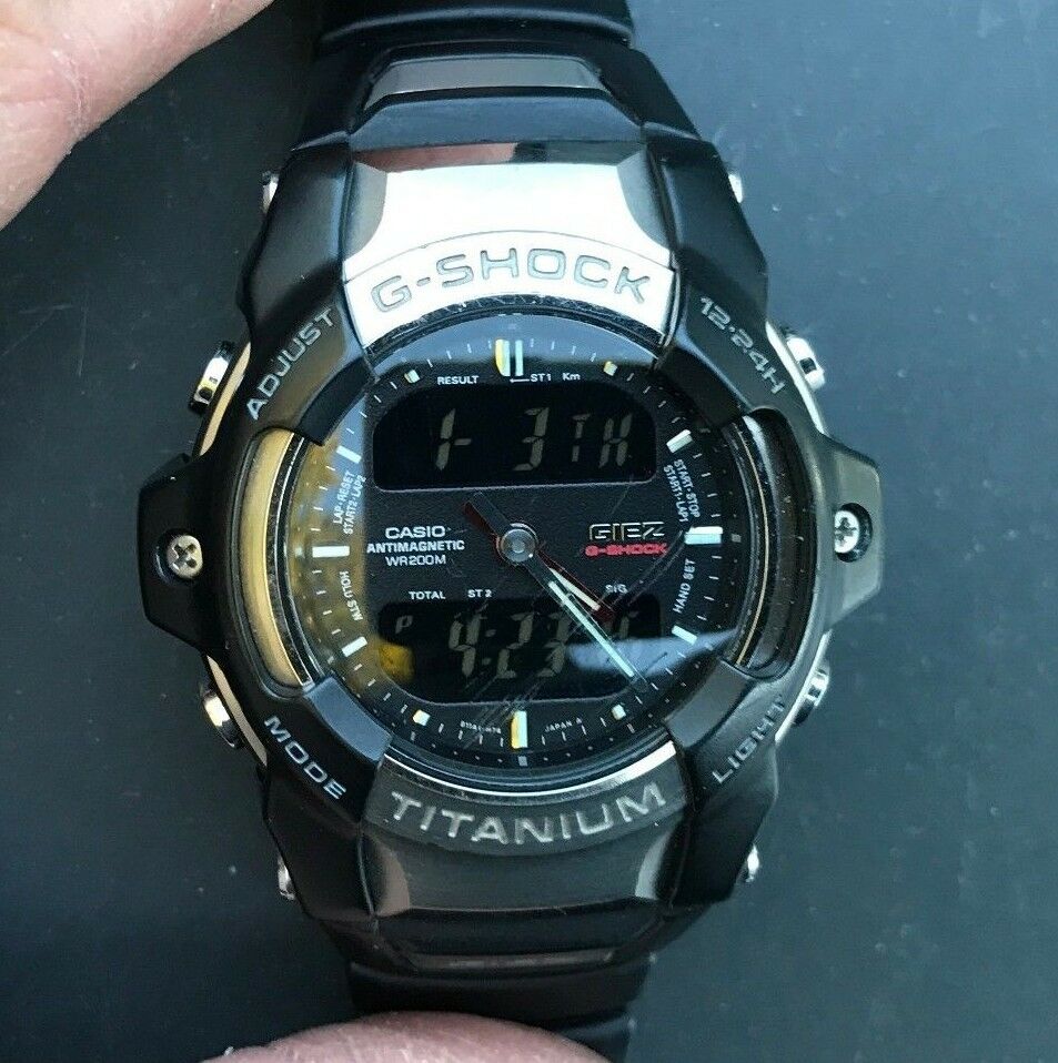 g shock giez titanium