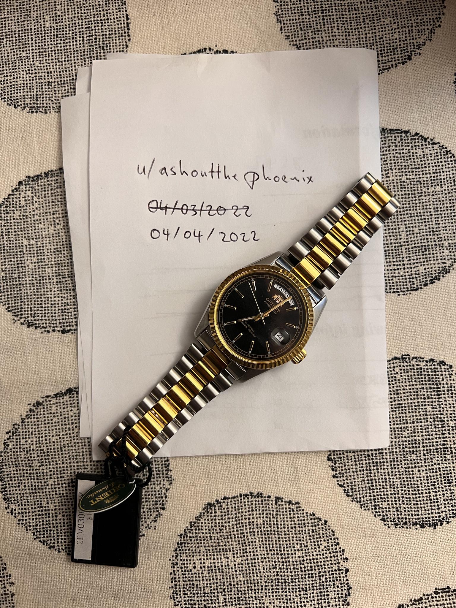 WTS Orient President day date 2EV03000BY WatchCharts