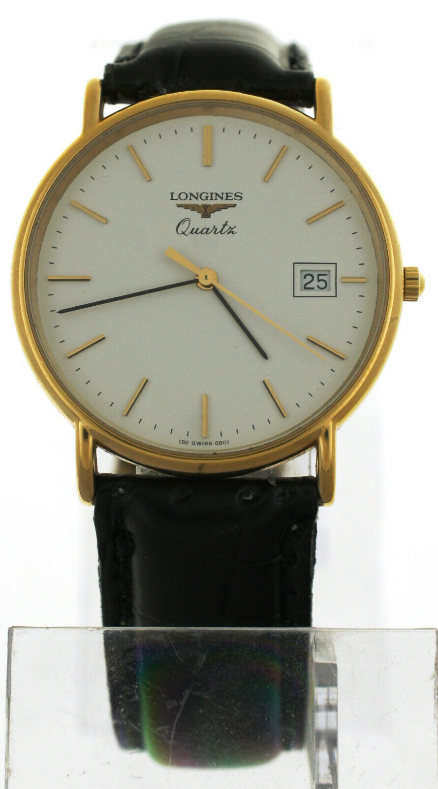 LONGINES ロンジン 156 SWISS 6801 ゴールド デイト