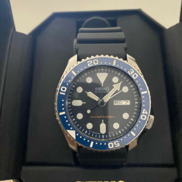 Seiko SKX007 ceramic bezel, strapcode bracelet, blue nato, seiko