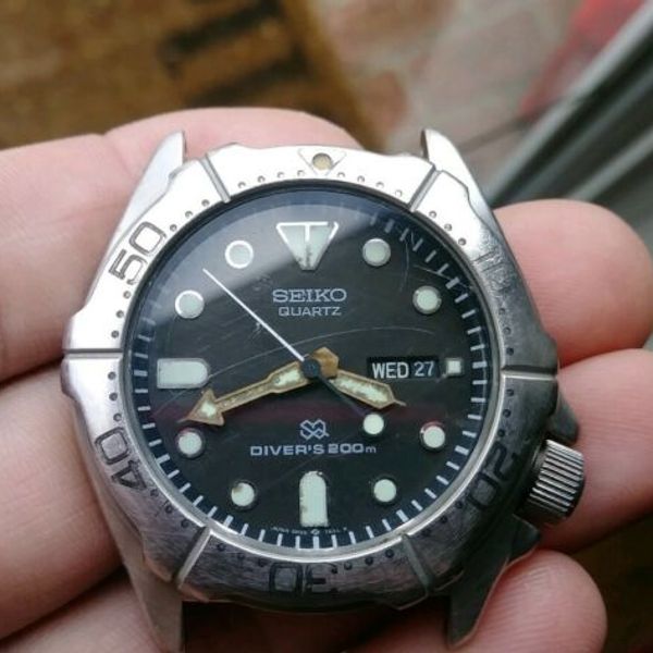 Seiko Quartz 5H26-7A00 Dive Watch, Seiko Divers 200m, Vintage,parts Or  Restore | WatchCharts