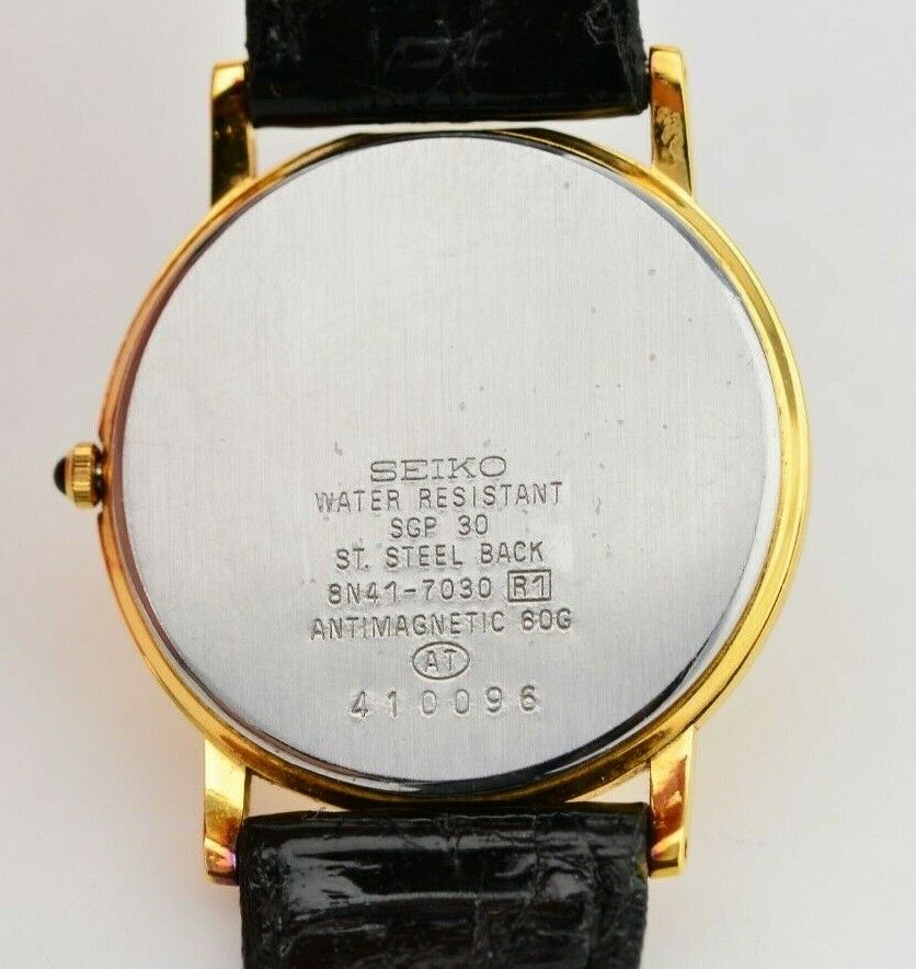 Vintage Unisex Seiko Dolce Quartz Watch Gold 8N41-7030 JDM Vintage Unisex Seiko Dolce Quartz Watch Gold 8N41-7030 JDM