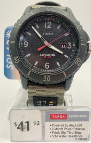 timex expedition solar collection