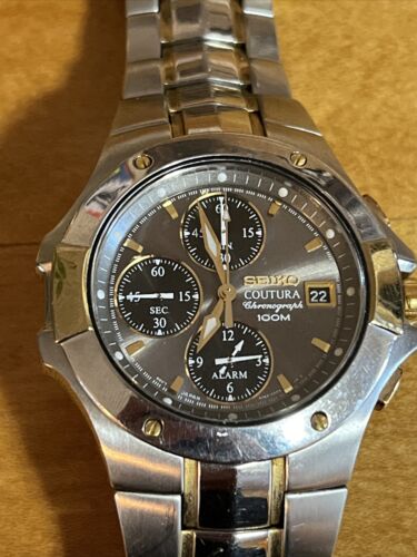 Seiko coutura best sale chronograph 100m price