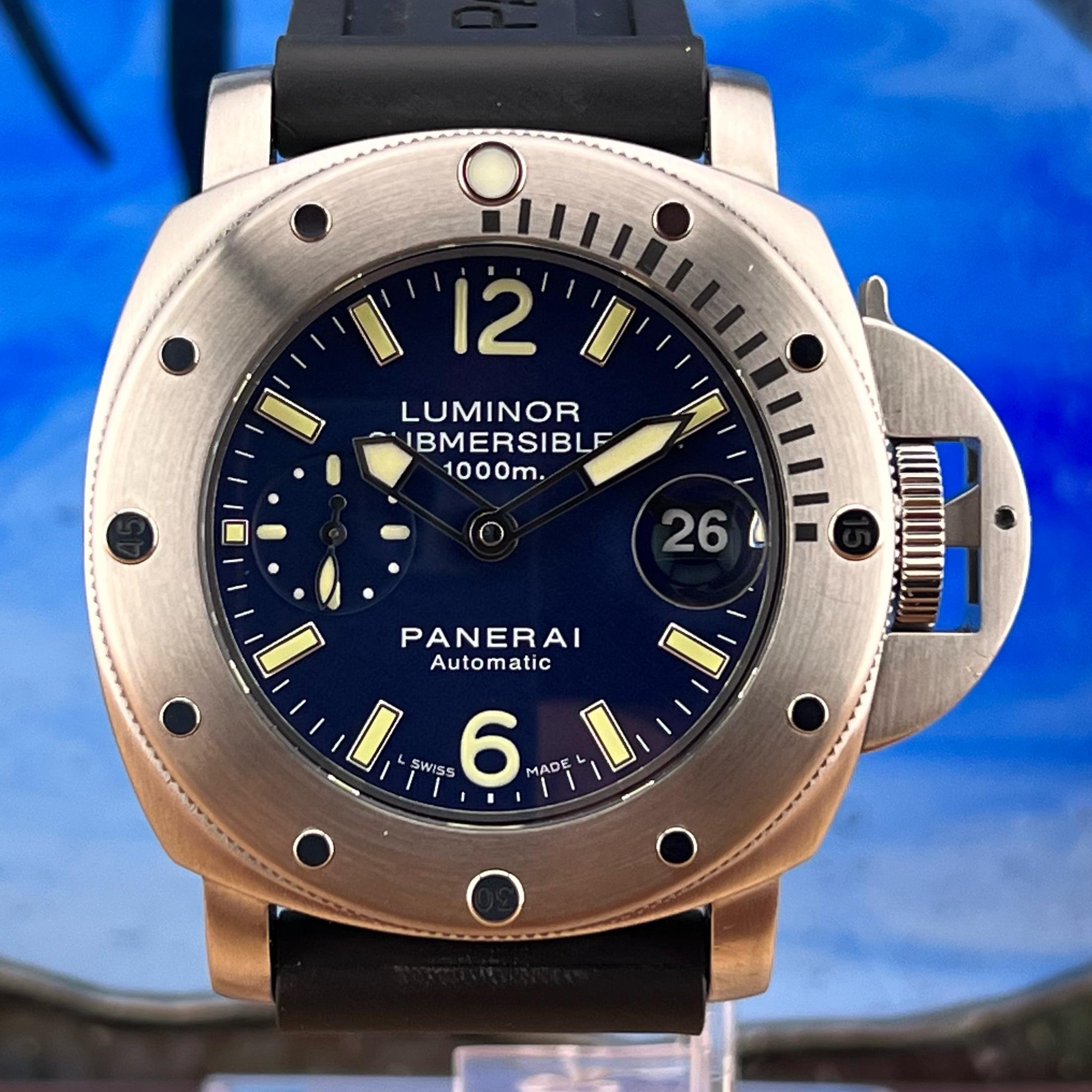 FS Panerai La Bomba PAM00087 Luminor Submersible Blue Dial