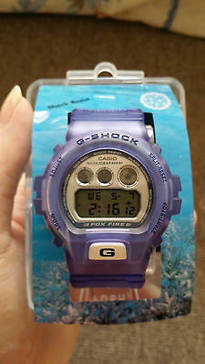 RARE CASIO G-SHOCK DW 6900 W.C.C.S Manta Ray Purple Jelly World